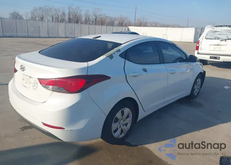 2016 Hyundai Elantra Se из США, поврежденный, VIN 5NPDH4AE2GH783556